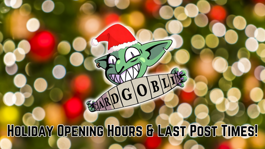 Holiday Shipping Deadlines and Opening Hours Update!