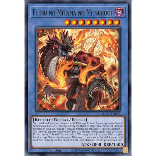 Futsu no Mitama no Mitsurugi, SUDA-EN093, Super, Yu-Gi-Oh, Supreme Darkness