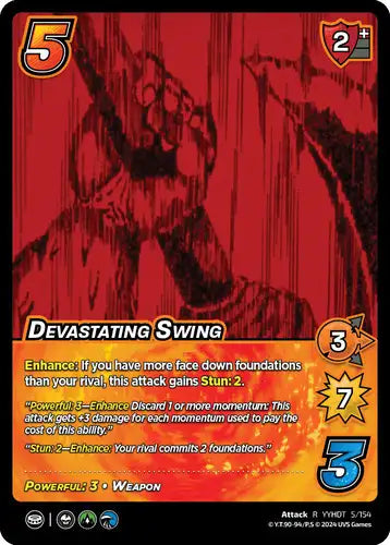 Devastating Swing (R YYHDT 5/154)