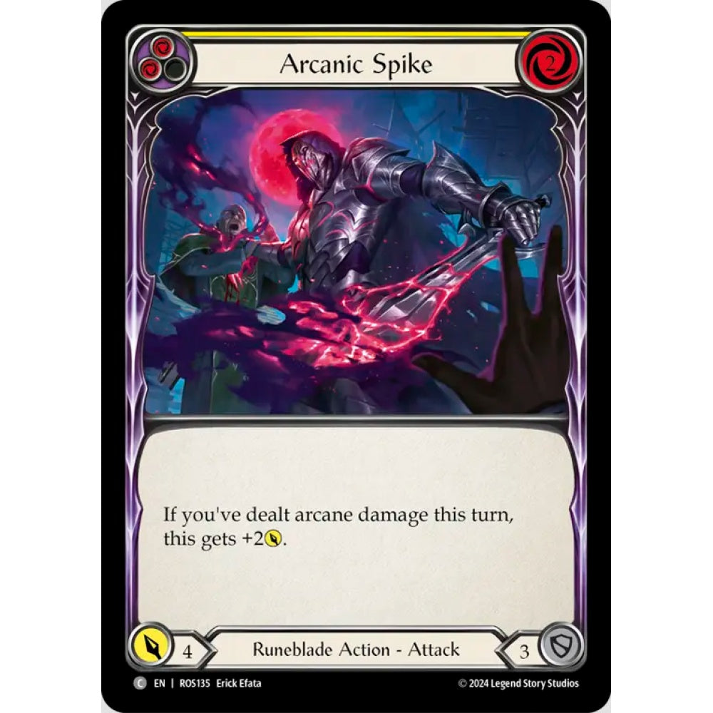 Arcanic Spike (Yellow) (ROS135 C Regular)