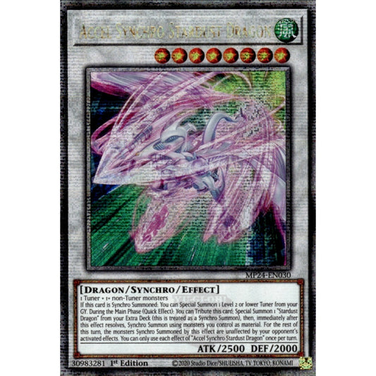 Accel Synchro Stardust Dragon (MP24-EN030 QCR)