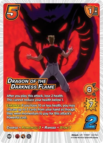 DRAGON OF THE DARKNESS FLAME (UR YYHDT 40/154)