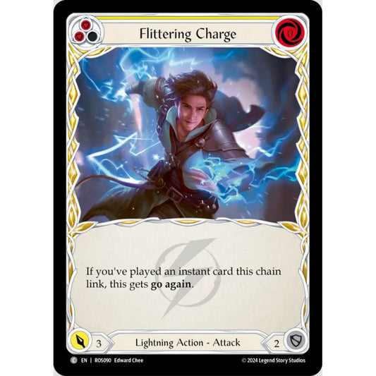 Flittering Charge (Yellow) (ROS090 C Rainbow foil)