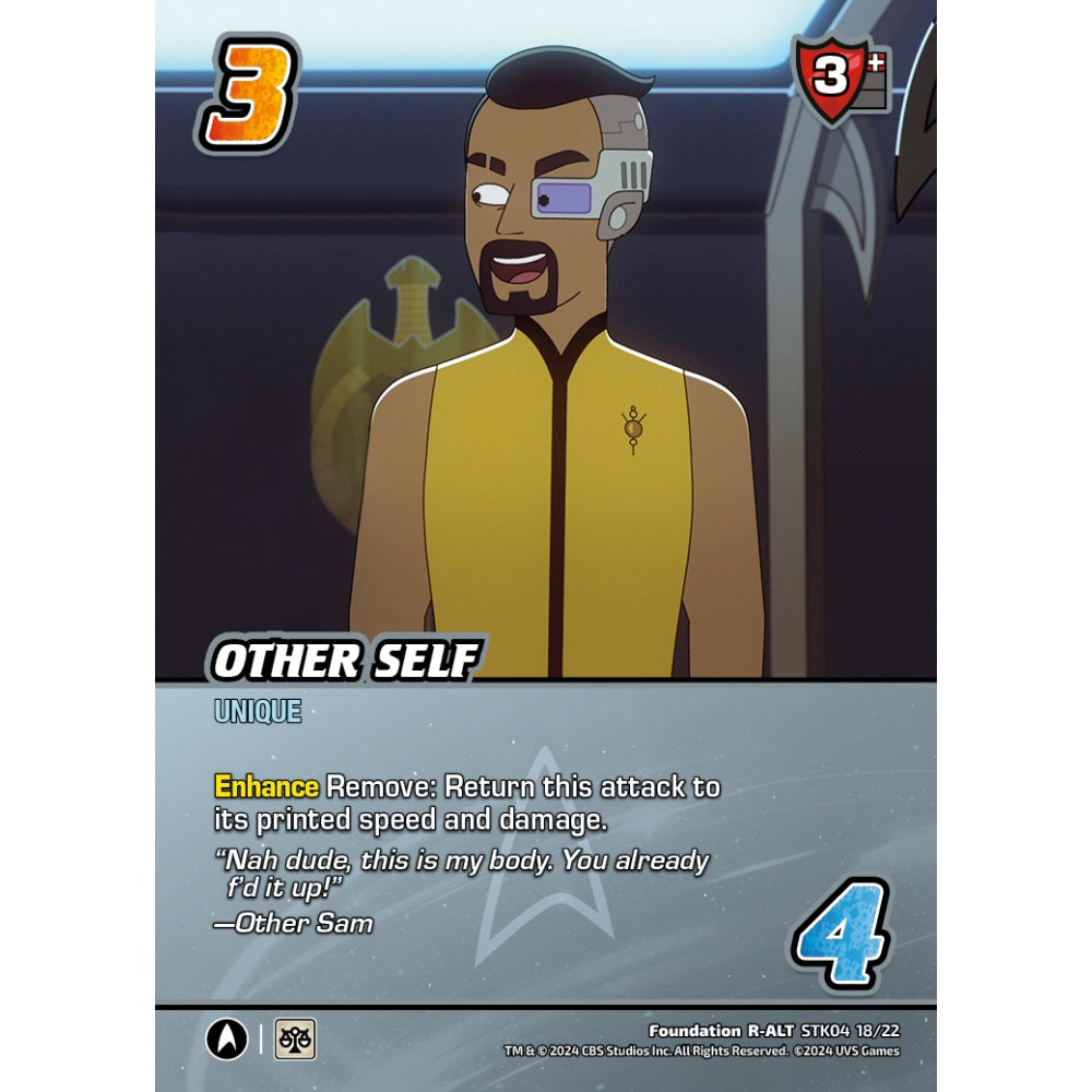 Other Self, 18/22, STK04, Universus, Star Trek Lower Decks Challenger Decks, Foundation, R-ALT