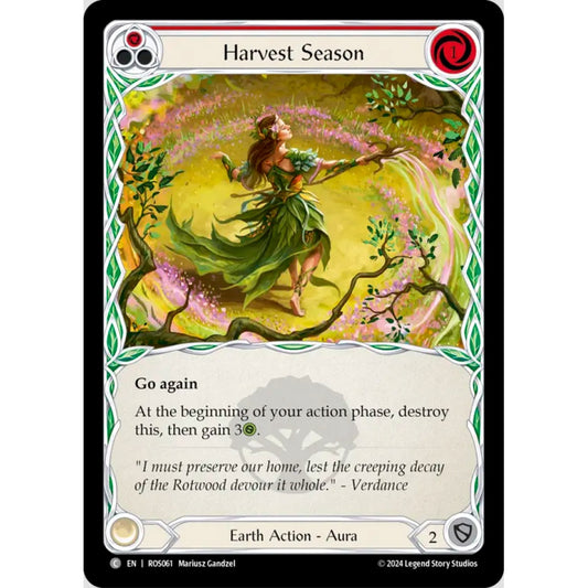 Harvest Season (Red) (ROS061 C Rainbow foil)