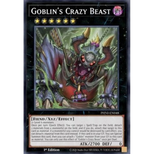 Yu-Gi-Oh! PHNI-EN048 Goblin's Crazy Beast