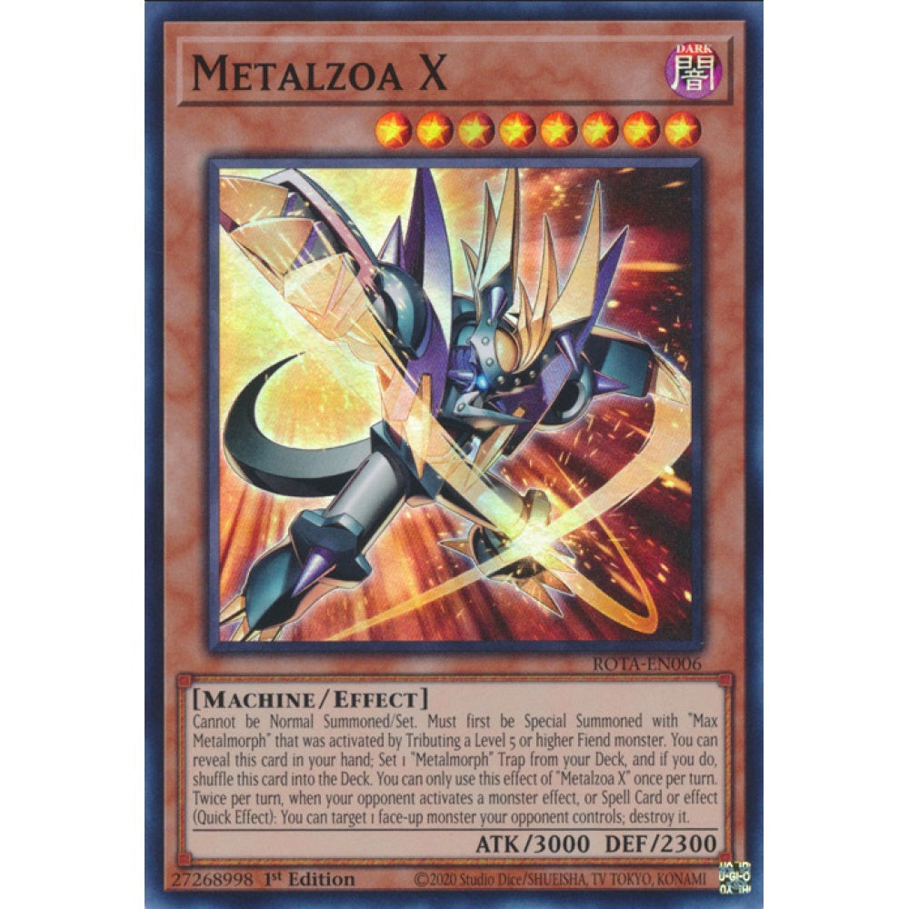 Metalzoa X, ROTA-EN006, Super, Yu-Gi-Oh, Rage of the Abyss