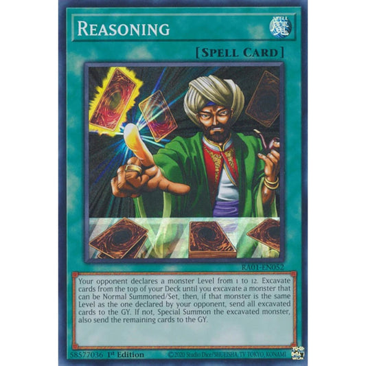 Yu-Gi-Oh! RA01-EN052 Reasoning (Super Rare)