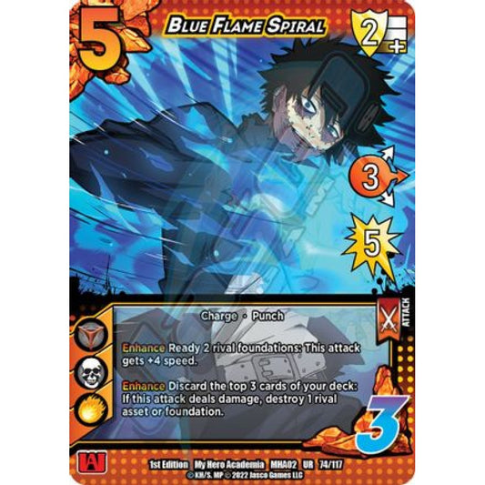 Blue Flame Spiral (UR MHA02 74/117)