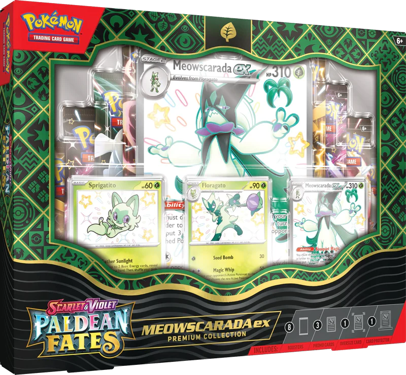 Pokemon Paldean Fates Premium Collection Box - Meowscarada