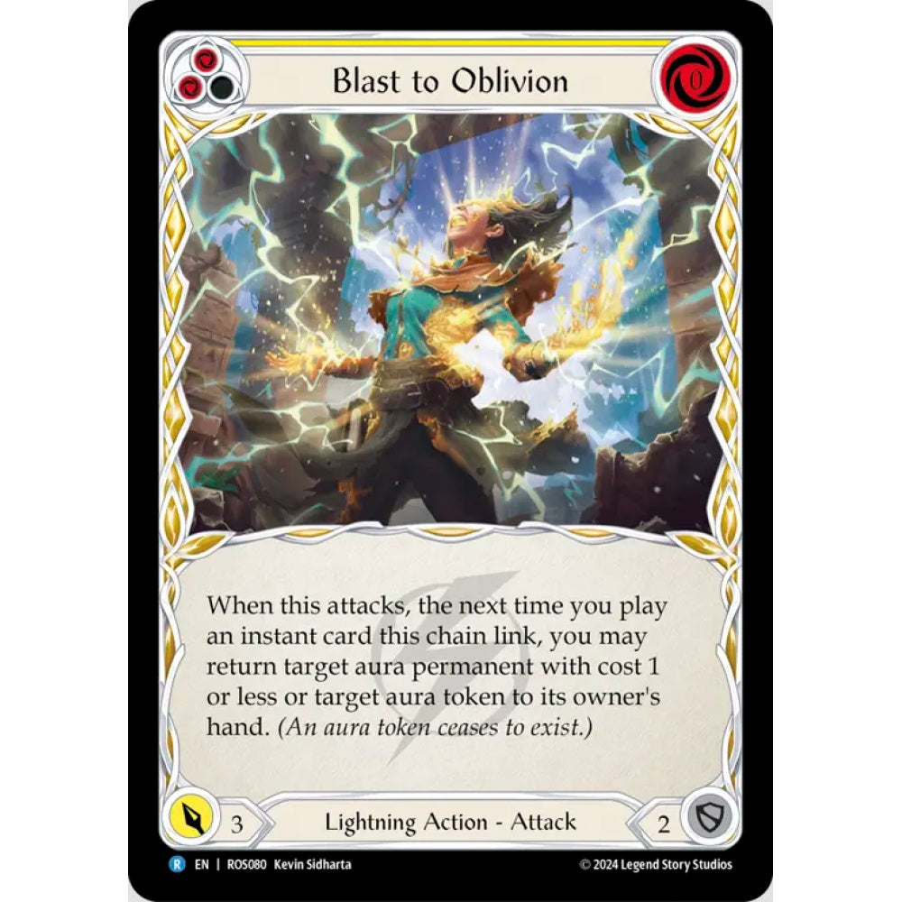 Blast to Oblivion (Yellow) (ROS080 R Regular)