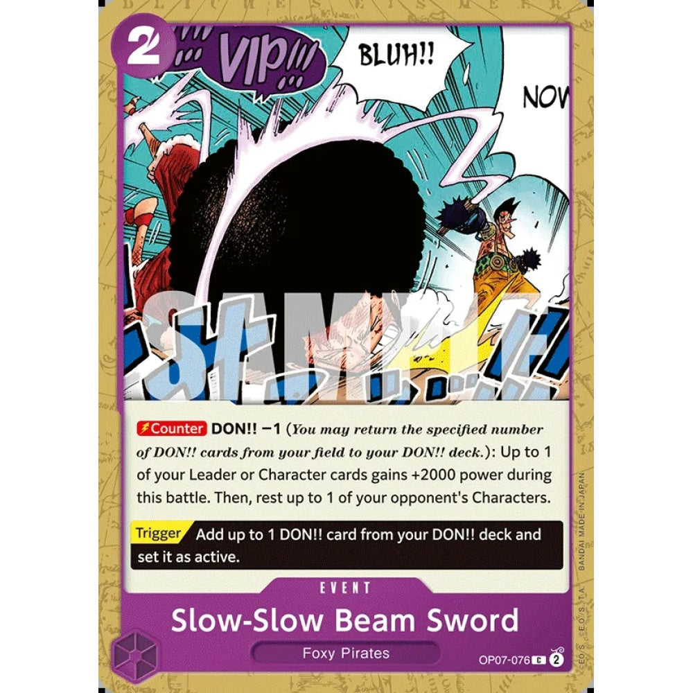 Slow-Slow Beam Sword (C OP07-076)