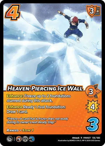 Heaven-Piercing Ice Wall (R MHA07 136/180)