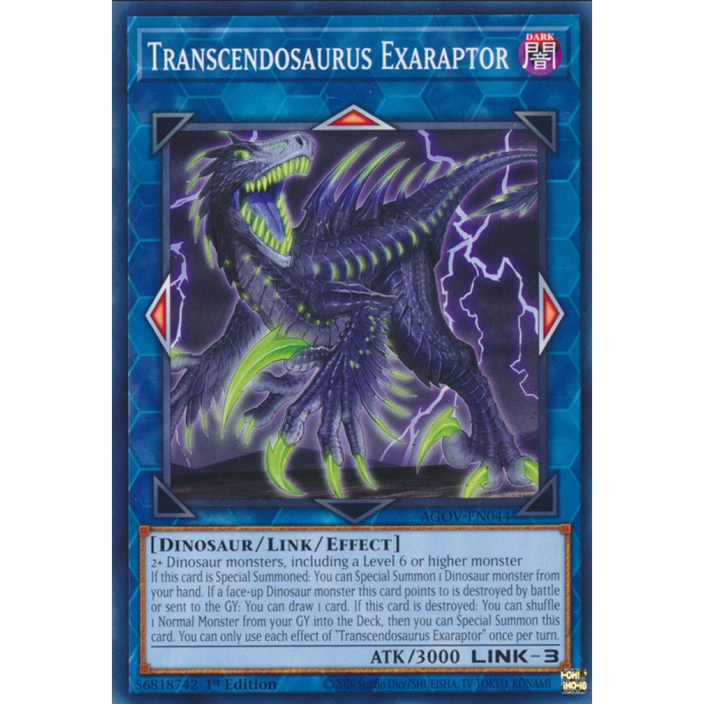 Transcendosaurus Exaraptor (AGOV-EN044)