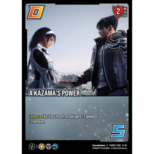 A Kazama's Power, 9/19, TK801-CD2, Universus, TEKKEN 8 Clash Decks, Foundation, C