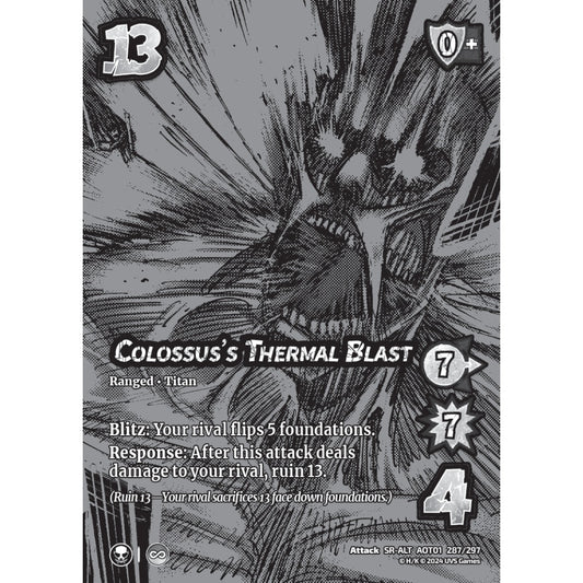 Colossus's Thermal Blast (SR-ALT AOT01 287/297)