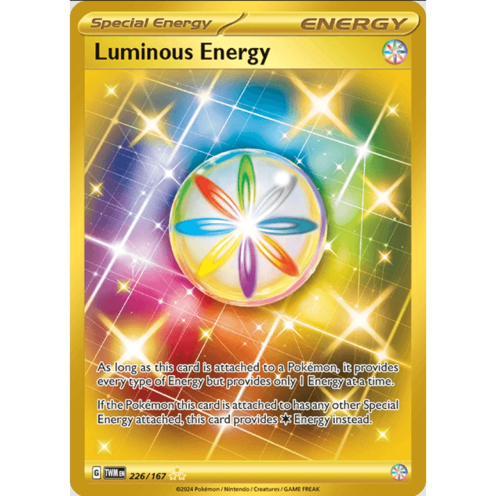 Luminous Energy, Secret Rare, 226/167, Pokemon Card Game, Twilight Masquerade