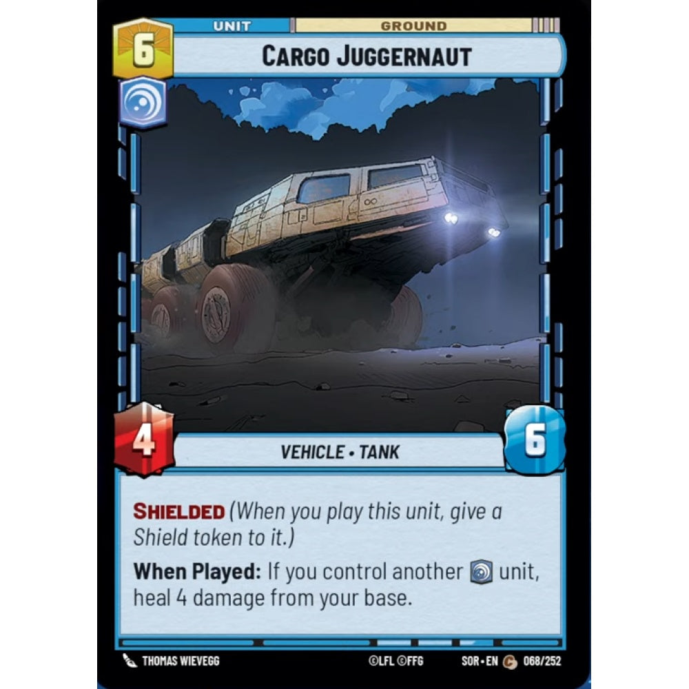 Cargo Juggernaut, 68, C, Star Wars Unlimited, Sparks Of Rebellion