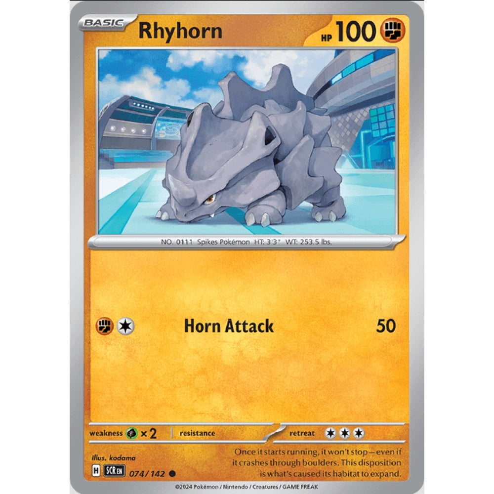 Rhyhorn (SCR 074/142 Common)