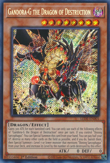 Gandora-G the Dragon of Destruction (LEDE-EN001 Secret)