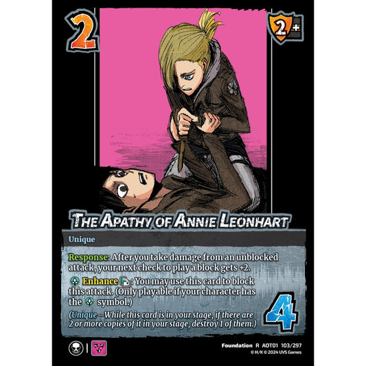 The Apathy of Annie Leonhart (R AOT01 103/297)