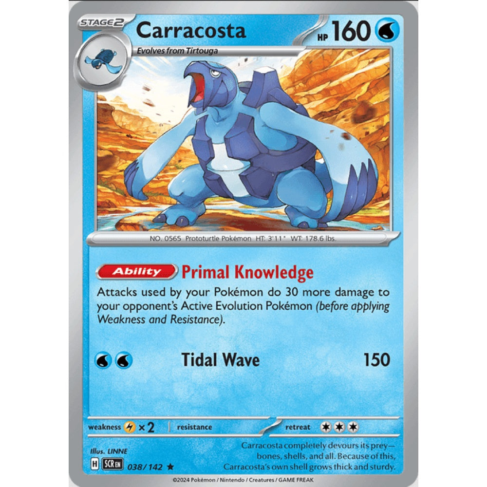 Carracosta (SCR 038/142 Rare Reverse)