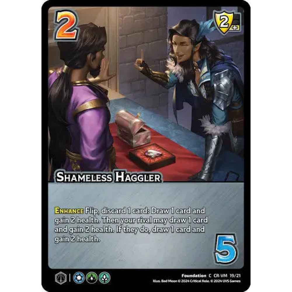 Shameless Haggler (C CR-VM 19/21) - Foil