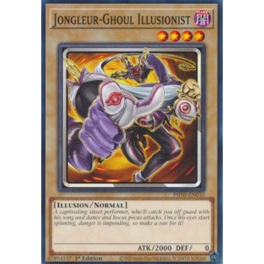 Yu-Gi-Oh! PHNI-EN035 Jongleur-Ghoul Illusionist