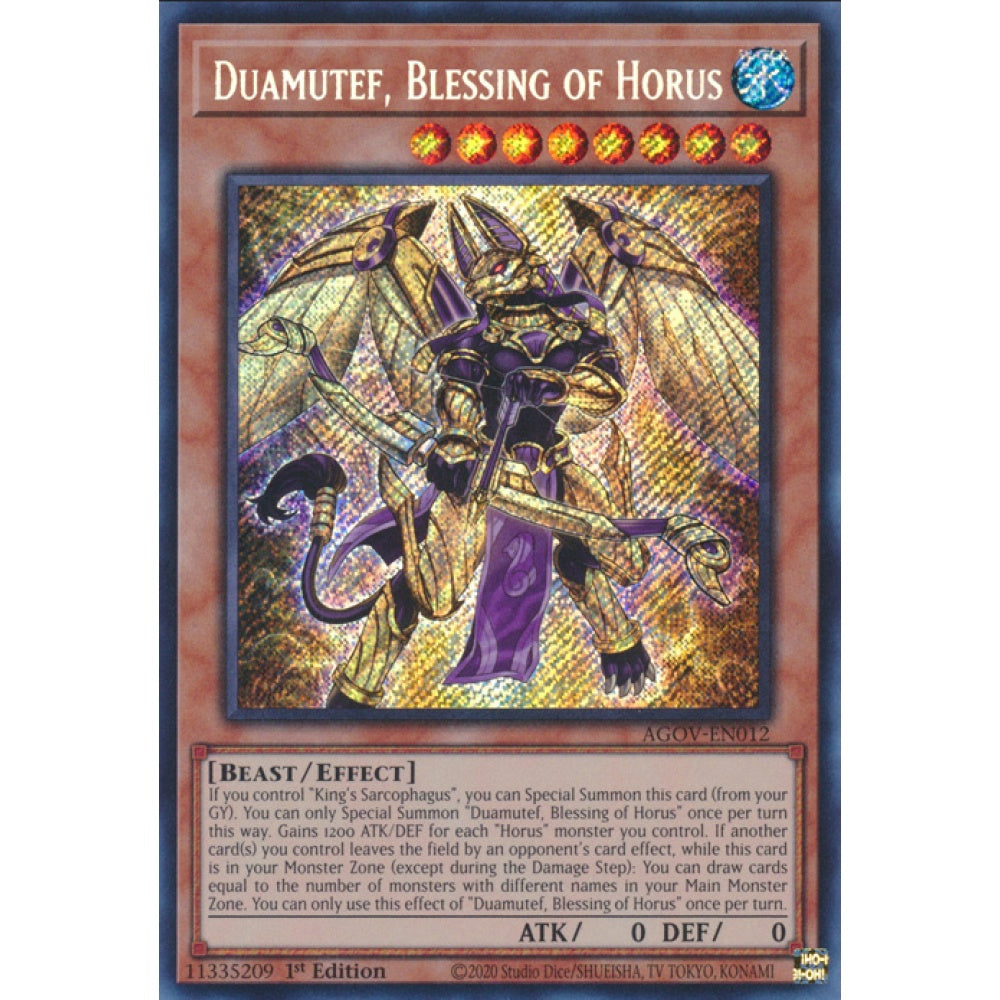 Duamutef, Blessing of Horus (AGOV-EN012 Secret)