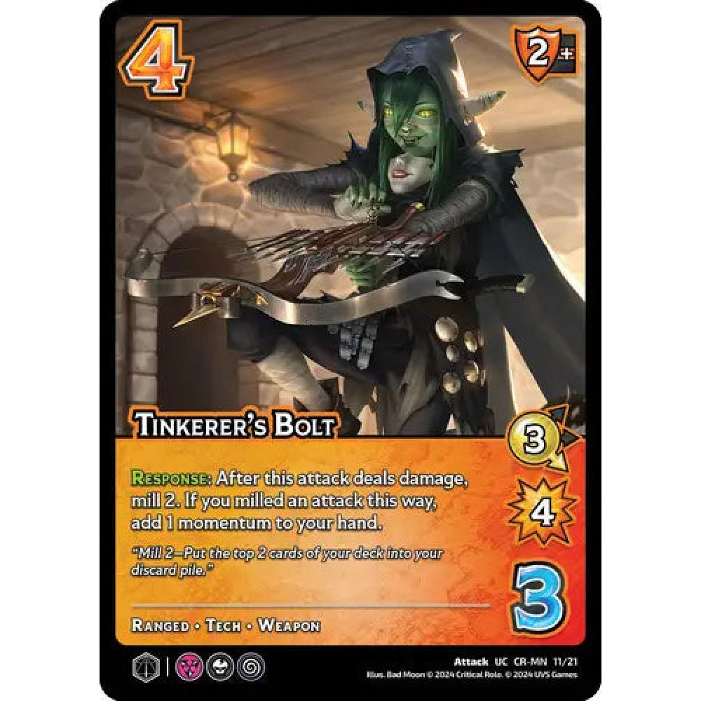 Tinkerer's Bolt (UC CR-MN 11/21)