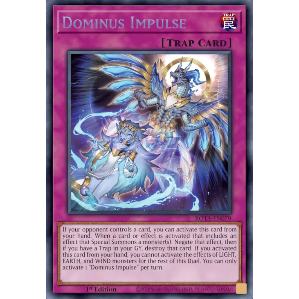 Dominus Impulse, ROTA-EN079, Secret, Yu-Gi-Oh, Rage of the Abyss