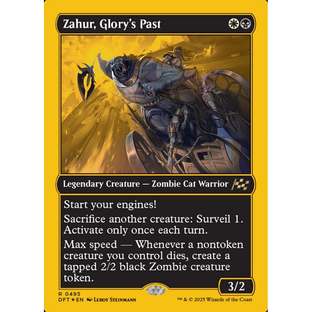 Zahur, Glory's Past (R 495 DFT Foil)