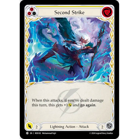 Second Strike (Yellow) (ROS102 C Rainbow foil)