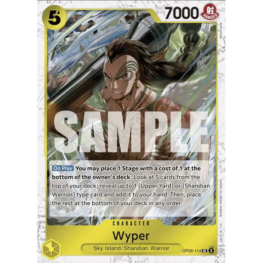 Wyper, UC, OP06-114, One Piece Card Game, PRB01 The Best