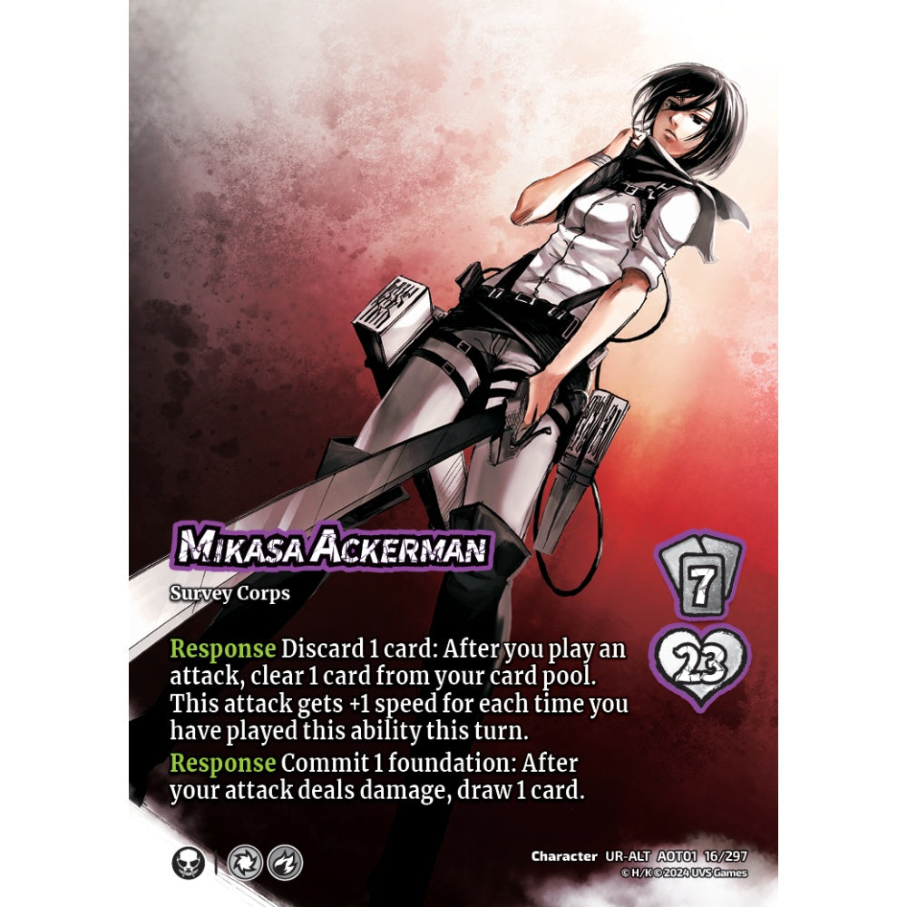 Mikasa Ackerman (CH-UR-ALT AOT01 16/297)