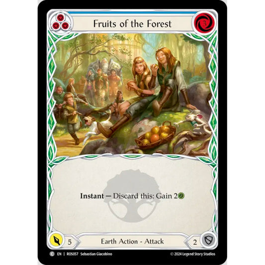 Fruits of the Forest (Blue) (ROS057 C Rainbow foil)