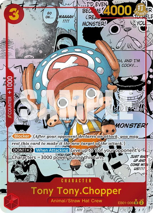 Tony Tony.Chopper (Alternate Art) (Manga) (SR EB01-006)