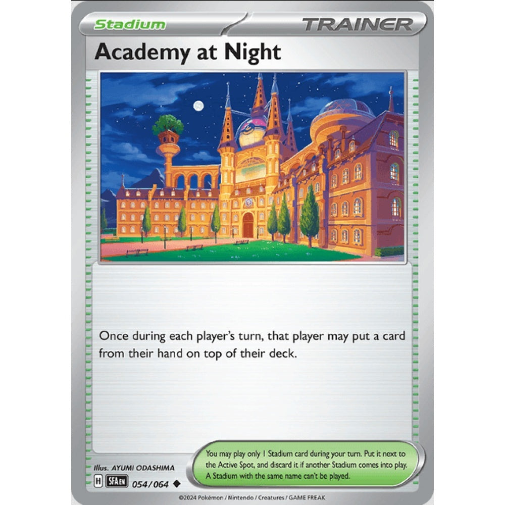 Academy at Night (SFA 054/064 Uncommon Reverse)