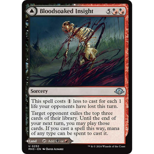 Bloodsoaked Insight // Sanguine Morass (U 252 MH3)