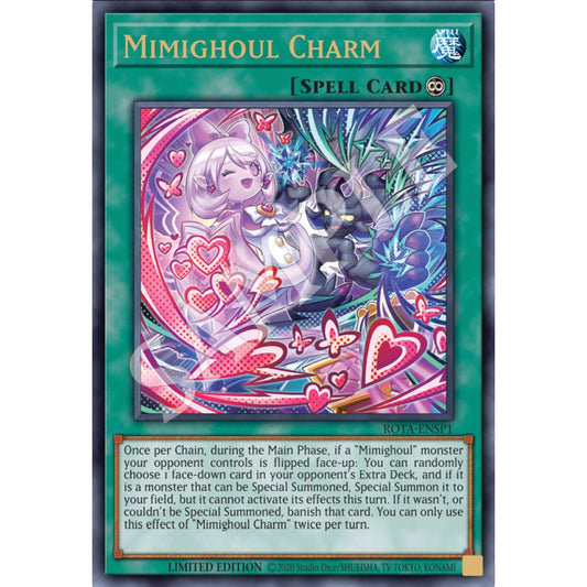 Mimighoul Charm, ROTA-EN096, Secret, Yu-Gi-Oh, Rage of the Abyss