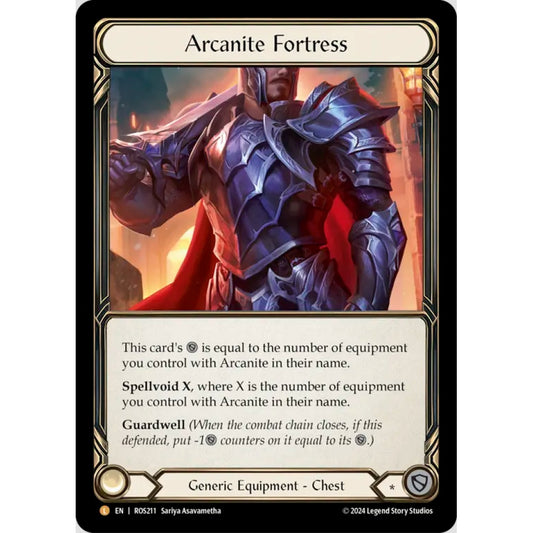 Arcanite Fortress (ROS211 L Rainbow foil)