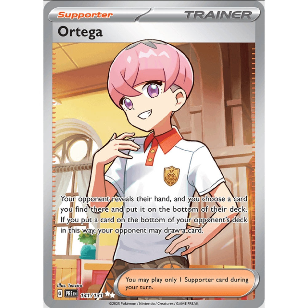 Ortega, Ultra Rare, 141/191, Pokemon Card Game, Prismatic Evolutions