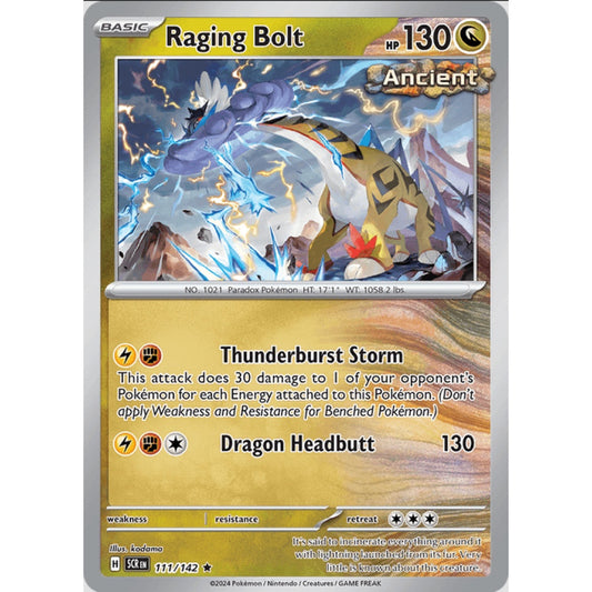 Raging Bolt (SCR 111/142 Rare Reverse)