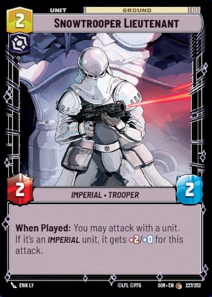 Snowtrooper Lieutenant (C SOR 227)