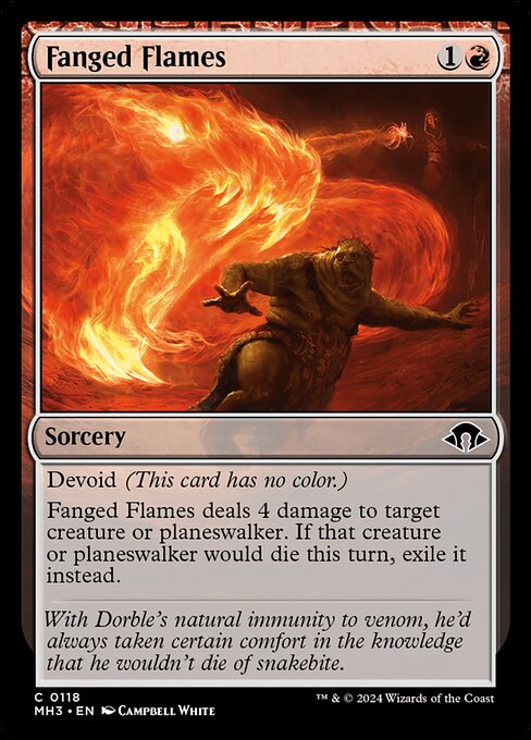 Fanged Flames (C 118 MH3)