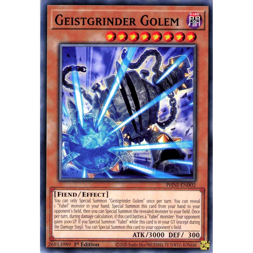 Yu-Gi-Oh! PHNI-EN002 Geistgrinder Golem