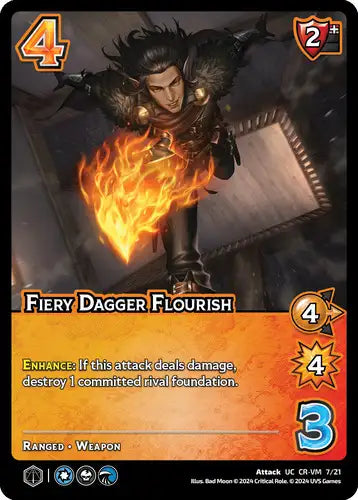 Fiery Dagger Flourish (UC CR-VM 7/21)