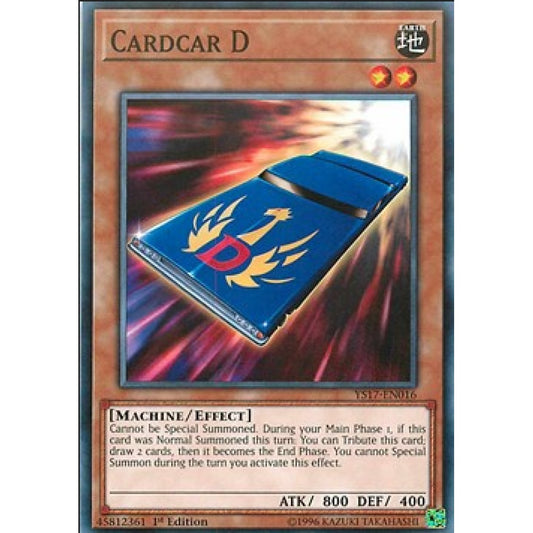 Yu-Gi-Oh! YS17-EN016 Cardcar D (Common)