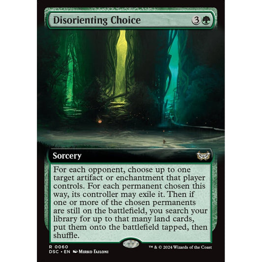 Disorienting Choice (R 60 DSC)