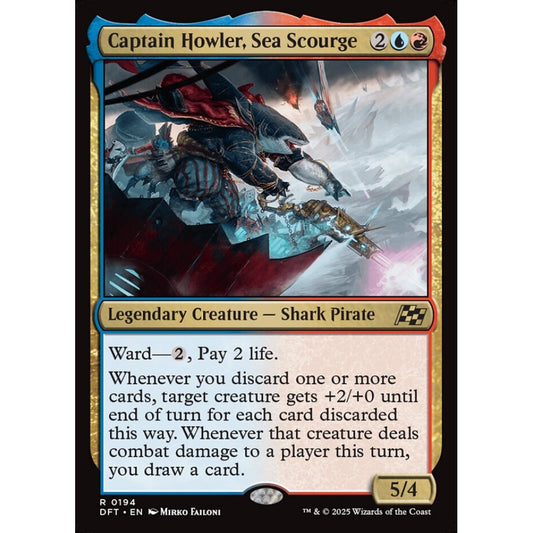 Captain Howler, Sea Scourge (R 194 DFT Foil)